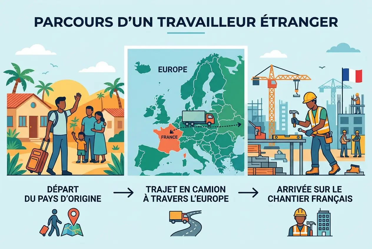 Parcours travailleur étranger intérim