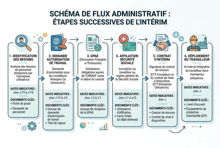 Processus administratif recrutement travailleur étranger