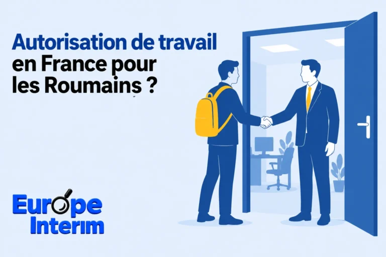 Deux hommes se serrent la main près d’une porte ouverte dans un cadre professionnel.